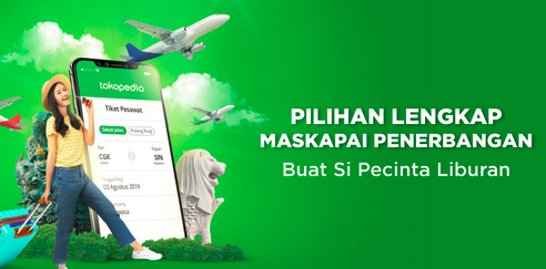 aplikasi Tiket Pesawat Murah Tokopedia