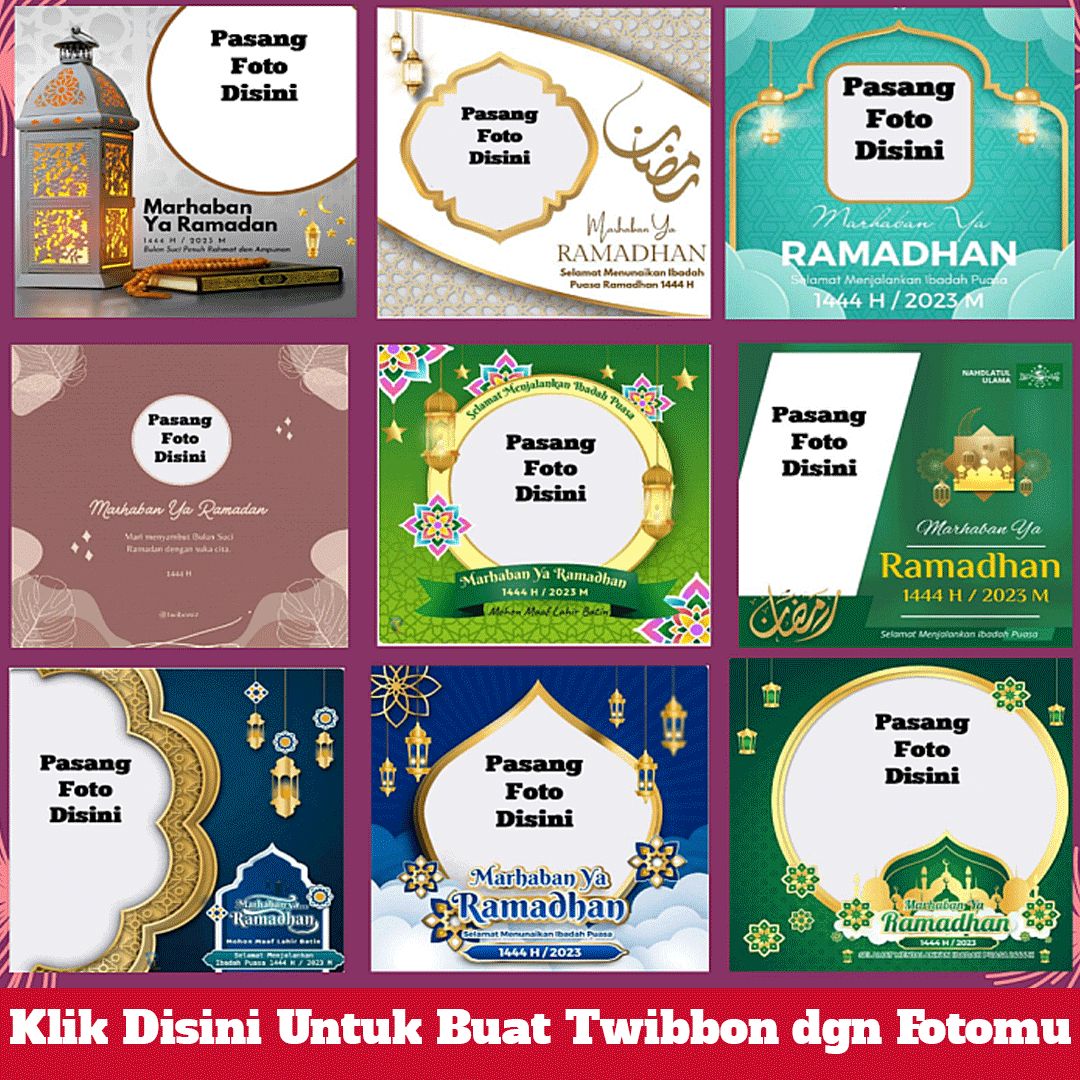 Desain Twibbon Ramadhan 2023