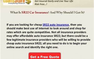 Cheapest Sr22 Auto Insurance Quotes Image